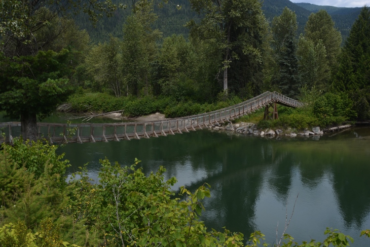 Malakwa suspension bridge